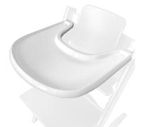 Plateau de chaise haute compatible avec la chaise haute Stokke Tripp Trapp, plateau de rechange de qualité alimentaire avec surface d'aspiration puissante compatible avec le plateau Tripp Trapp