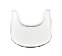 Plateau de chaise haute pour chaise Stokke Tripp Trapp - Plateau sur chaise haute - Set de table en polypropylène - Accessoires de chaise haute - 42 x 42 cm (blanc)