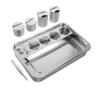 Plateau de Changement en Acier Inoxydable 304 pour Soins Médicaux | Bords Arrondis, Surface Lisse et Dense, Facile à Nettoyer, Usage Hôpital et Salle