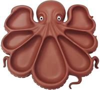 Plateau de charcuterie en silicone en forme de poulpe, un cadeau original for les amateurs de fruits de mer, plateau de fruits et légumes à séparer, idéal for les repas de famille et les fêtes.