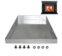 Plateau de cheminée - Plateau porte-ember, bol de cheminée en acier | Balle lumineuse réglable, outil de collecte de cendres de cuisinière résistant à la rouille, support d'emballage à vis, aide