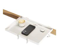 Plateau De Chevet Flottant - Étagère Table Nuit À Clip-on, D'organisateur Lit Superposé | Panneau Latéral Dortoir, Rebord Pliable, Plate-forme Collégiale, Rangement Montage Ferroviaire, Caddie Cadre P