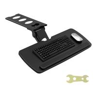 Plateau de clavier de bureau - Grand - 250 x 635 mm - Réglable en hauteur 0-220 mm - Tiroir pour clavier - Bureau & Maison - Ergonomique.