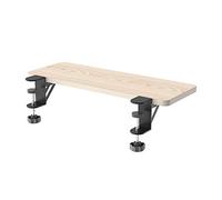 Plateau de clavier ergonomique avec pince en bois massif - Accoudoir d'ordinateur réglable et support de poignet de souris pour un confort ultime - Solutions d'extension et d'organisation de bureau