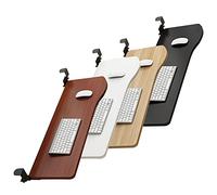 Plateau de clavier ergonomique en bois - Rails coulissants à roulement à billes de 36 cm, tiroir sous le bureau pour clavier et souris, extension de bureau affaissée pour un espace de travail optimal