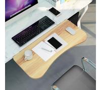 Plateau de clavier ergonomique pliable sous le bureau Design sans perçage Parfait pour la maison et le bureau Hauteur réglable Solution gain de place