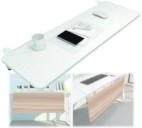 Plateau de clavier ergonomique réglable - Extension de bureau pliable à 90° pour la maison et le bureau - Support complet du bras - Gain de place - Protection des yeux - Confort et productivité