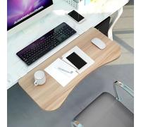 Plateau de clavier ergonomique réglable sous le bureau, design sans perçage, parfait pour une utilisation à la maison et au bureau, solution de station de travail confortable et peu encombrante