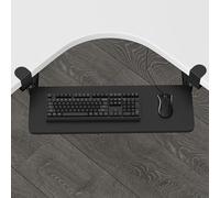 Plateau de clavier ergonomique sous le bureau - Nizer peu encombrant pour la maison, le bureau, une solution de station de travail bien rangée, accès facile pour les accessoires Comter pour augmenter