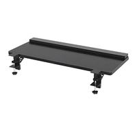 Plateau de Clavier Pliable, Rallonge de Table à Angle RéGlable Assemblage Facile, Plateforme Ergonomique for Souris et Clavier pour La Maison et Le Bureau(Black,64x24cm/25x9inch)