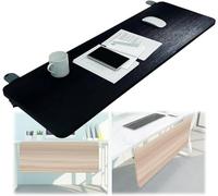 Plateau de clavier réglable ergonomique pliable à 90° - Extension de bureau à clipser pour la maison et le bureau Support complet du bras et design agréable pour les yeux pour un confort ultime et une