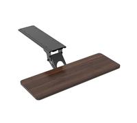 Plateau de clavier réglable sous le bureau avec support pivotant - Solution ergonomique d'espace de travail pour bureaux de bureau
