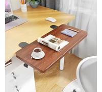 Plateau de clavier sous le bureau, étagère d'extension de bureau pour bureau à domicile et bureaux d'angle, plate-forme de frappe à clipser 90 x 25 cm