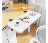 Plateau de clavier sous le bureau, étagère d'extension de bureau pour bureau à domicile et bureaux d'angle, plate-forme de frappe à clipser 80 x 25 cm