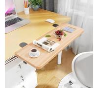 Plateau de clavier sous le bureau, extension de bureau pour bureau à domicile et bureau d'angle, étagère de frappe à clipser 40 x 20 cm