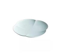 Plateau de Collations Assiette Plate en céramique à motif irrégulier créatif, assiette peu profonde, assiette de Restaurant, assiette de nourriture occidentale, assiette à salade Assiettes(10.3in)