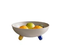 Plateau de collations aux fruits Assiette de fruits Assiette de fruits épaisse domestique, sensation de qualité supérieure, table basse de salon, assiette de collation, graines de melon, bonbons, plat