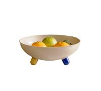 Plateau de collations aux fruits Assiette de fruits Assiette de fruits épaisse domestique, sensation de qualité supérieure, table basse de salon, assiette de collation, graines de melon, bonbons, plat