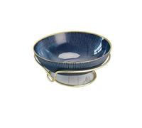 Plateau de collations aux fruits Assiette de fruits en verre, salon, maison, Table basse, ornements de bureau, collations, graines de Melon, assiette de fruits secs, assiette de bonbons Décoration de