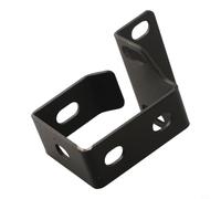 Plateau de commande de fils laminés à froid sous le bureau - Support de gestion de câbles pour rack de serveur - Organiseur en acier noir de 1,5 mm d'épaisseur (S)