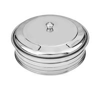 Plateau de Communion Avec Couvercle - Plateau de Service Empilable en Acier Inoxydable pour Église | Assiettes et Ensembles d'Articles de Communion