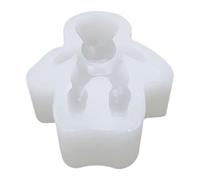 Plateau de confiserie pour gelée et savon - Grille flexible - 12 x 8 x 3 cm - En résine polymère - Décoration de pudding - Accessoires de maison pour gâteaux, fêtes, four