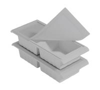 Plateau de congélation en silicone - Boîtes de conservation alimentaires étanches, plateaux flexibles en silicone avec couvercle, accessoire de cuisine durable | Stockage au congélateur pour bouillon