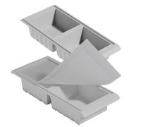 Plateau de congélation réutilisable en silicone - Moule de rangement étanche de qualité alimentaire avec couvercle, multi-compartiments | Parfait pour le bouillon, la soupe, les restes, la sauce, la