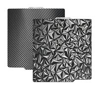 Plateau de construction en PET PEO pour imprimantes 3D Bambu-Lab X1/X1C/X1E/P1P/P1S/A1, en PET renforcé de fibres de carbone PEO.