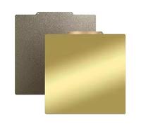 Plateau de construction magnétique 235 x 235 for imprimante 3D Ender 3, Elegoo, Neptune 4 Pro, Pet Peo Pey, plateau chauffant en acier à ressort(Smooth PEI (Gold))