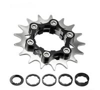 Plateau de conversion en aluminium usiné CNC pour VTT à 9 vitesses vers une seule vitesse (noir)