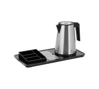 Plateau de courtoisie hôtel - Avec compartiments pour café et thé - 1,2 l - 1400 W - Argent - Royal Catering