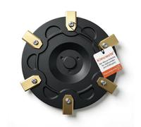 Plateau de couteau + 12 lames compatibles avec Mammotion LUBA1 AWD & LUBA2 AWD, plateau de tondeuse de qualité supérieure en plastique renforcé de fibre de verre - Disque rotatif pour robot tondeuse