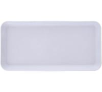 Plateau de cuisine plateau de service planche à servir rectangulaire blanc 29,5 x 15 cm