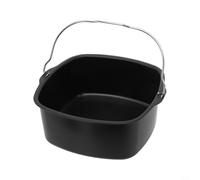 Plateau de cuisson à gâteau sans aluminium pour friteuse à air et four - Plat de cuisson rond de 17,8 cm et 20,3 cm pour faire des gâteaux, du pain et des pâtisseries - Accessoire de cuisine