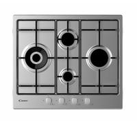 Candy Idea CHW6D4WX Acier inoxydable Intégré 60 cm Gaz 4 zone(s)