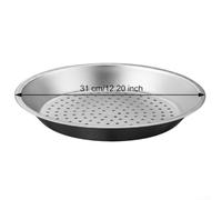 Plateau de cuisson vapeur en acier inoxydable 304 pour wok résistant aux hautes températures pour légumes et fruits de mer 30 cm (30 cm)