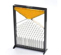 Plateau de Dalton, modèle expérimental, plateau de Galton, modèle de démonstration de probabilité, outil expérimental efficace pour l'application des lois statistiques, en vue de l'enseignement en l