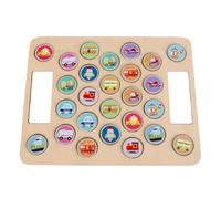 Plateau de de mémoire Assorti - d'échecs, Motif de Dessin animé, Apprentissage précoce, Jouets de pensée logique pour, 3 Ans et Plus, Ensemble de éducatif et de développement,