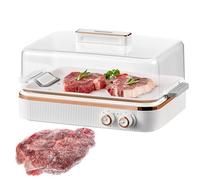 Plateau de décongélation électrique de 5 L en alliage d'aluminium pour décongeler la viande, température constante, machine de décongélation rapide, cycle de 360 °, boîte de décongélation pour