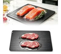 Plateau De Décongélation, Plaque Décongélation Rapide, Planche à Décongeler | Plateau en Aluminium, pour Décongeler du Poisson, du Bœuf, du Porc, de la Volaille,Sans Electricité(29.5 x 20.8cm)