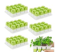 Plateau De Démarreur De Semis En Silicone - 5pcs Starter Têtes De Démarrage | Plateaux De Germination De Plantes De 12 Trou | Pots De Semis En Silicone | Conteneurs De Germination D