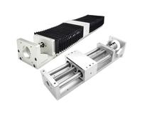 Plateau de déplacement à rail de guidage linéaire, table coulissante 100-700 mm, axes XYZ, module de rail en aluminium pour routeur CNC SFU1605, table 60 x 115 mm (support moteur 86 mm, 400 mm)