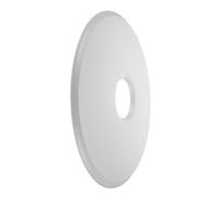Plateau de Déshydrateur Alimentaire Rond Blanc en Plastique, Empilable | Fond Inférieur à Bords Relevés, Surface Antiadhésive, pour Fruits et Chips, Entretien Simplifié