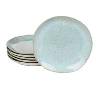 Plateau de dessert, 6- Coco - Assiettes à gâteau, assiettes de service, glaçages à effet - Faïence - env. Ø22 cm
