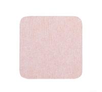 Plateau de diatomite à haut taux d'absorption Rose 8 x 8 cm | Fabriqué en boue de diatomée et fibre végétale, matériau naturel, base antidérapante, design