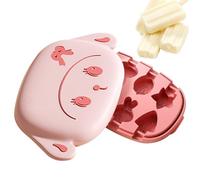 Plateau De Fabricant De Glace - Moule À En Silicone, Grille De Friandise Congelée | Accessoire De Congélateur De Bricolage Mignon, Kit De Dessert À Libération Facile Avec Des Poignées Créativ