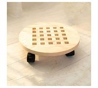 Plateau de fleurs rond robuste de 50 cm - Soucoupes durables pour pots de fleurs d'intérieur et d'extérieur, parfait pour les chariots de plantes d'intérieur et les supports de plantes en bois