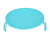 Plateau de four à micro-ondes avec poignées pliables en plastique ABS double couche pour cuisson à la vapeur et chauffage pour le rangement et l'organisation de la cuisine (A)