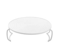 Plateau de Four à Micro Ondes Empilable pour Assiettes, Plateau Micro Onde, Grille de Four à Micro Ondes à une Seule Couche, pour Assiettes et Plats Chauds avec Poignée